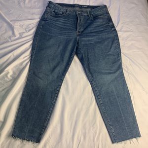 Old navy OG straight high rise jeans. Button fly size 16